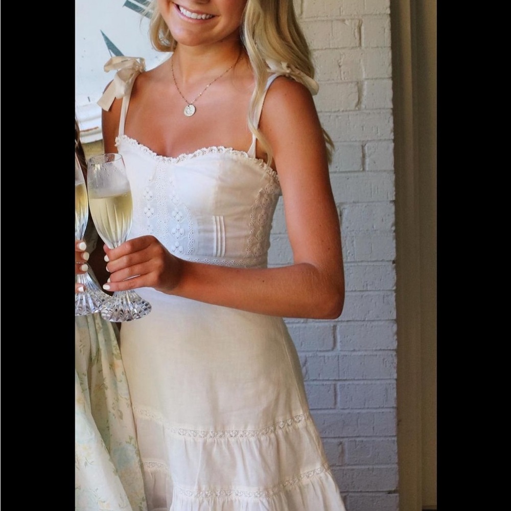White reformation dress